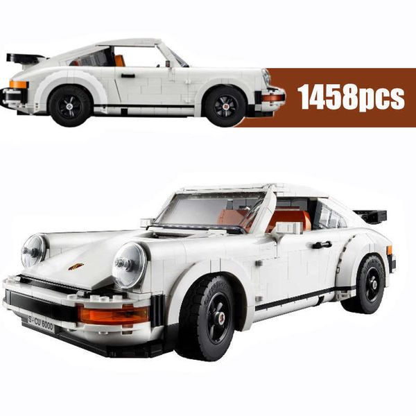 TOY HOT MOC Technical White Hypercar Super Racing Car Fit 10295 Model Building Bloc Bric Children Toys Birthday Gifts