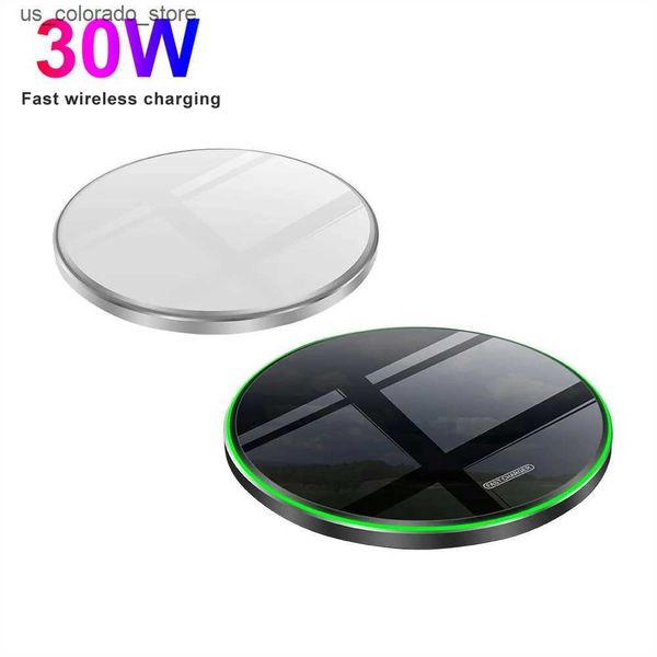 Wireless Chargers 30W wireless charger suitable for iPhone 16 15 14 13 11 Pro Xs Max mini sensing fast wireless charger suitable for Samsung