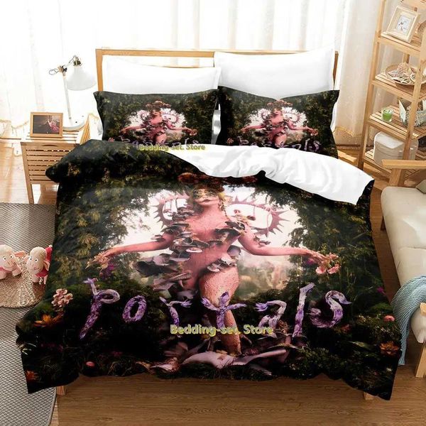 Popular Melanie Martinez Portals Bedding Set Cartoon Anime three-piece set Adult Kid Bedroom Duvetcover Sets 3D Kawaii GirlsY240817