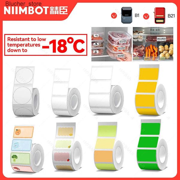 Printers NIIMBOT B1-B21-B31 Thermal Printer Freezer Label Paper Food Storage Kitchen Refrigerator Stickers Date Content Notes Tag -18 J24122