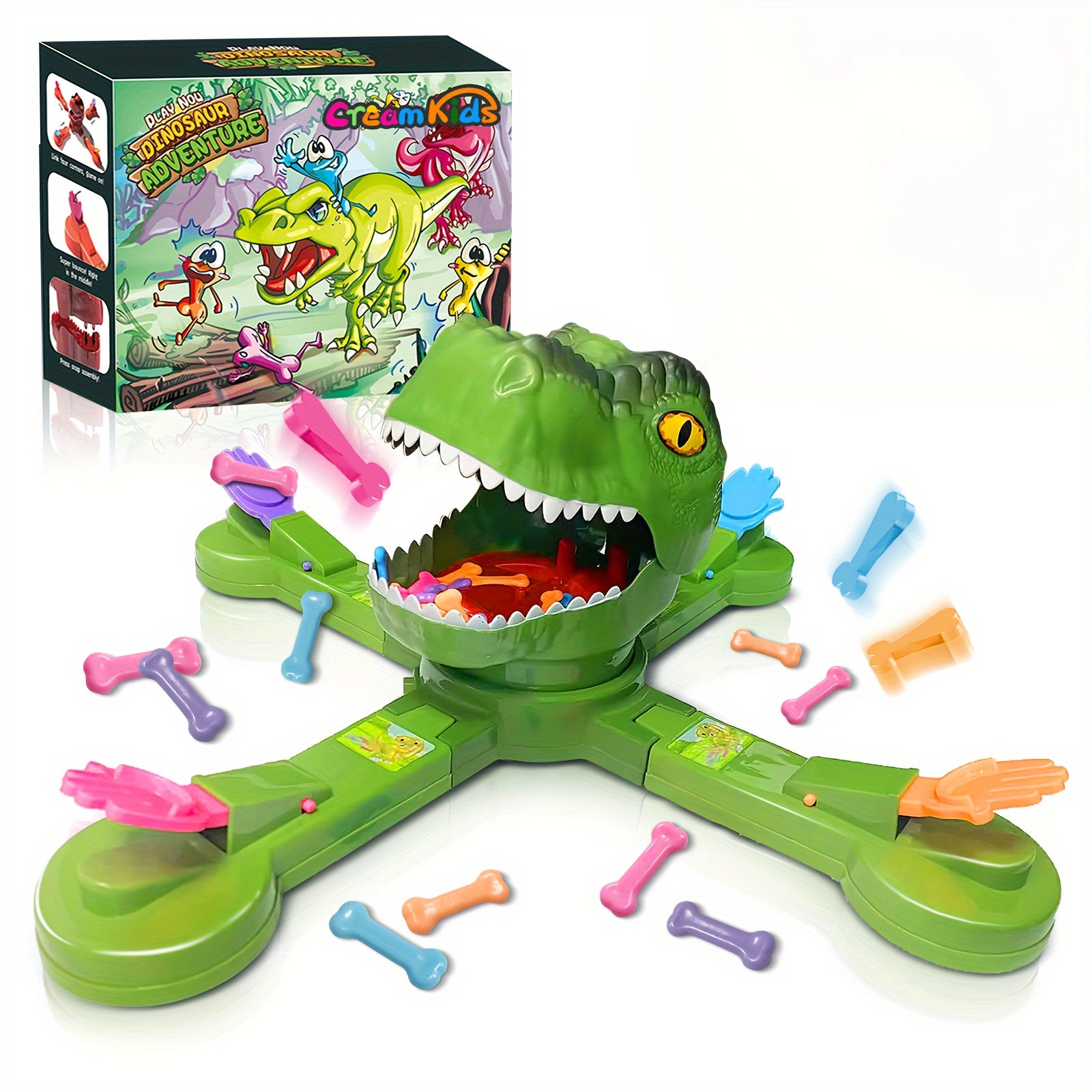 TEMU Dinosaur-frog Feeding Board Game, Party Game, Board Games, Perfect Gift, Funny Party For Game, Birthday, Halloween, Christmas, For Single Or