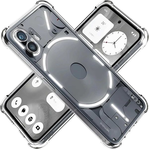 Soft TPU transparent phone case suitable for Nothing Phone 2 1 5G shockproof protection transparent case Capa Fundas X250125