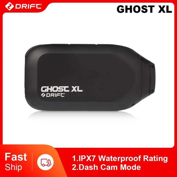Sports Action Video Cameras Drift Innovation Ghost XL Action Camera 1080 Full HD Video Camera with Rotating Lens and Dash Cam Mode IPX7 Wate
