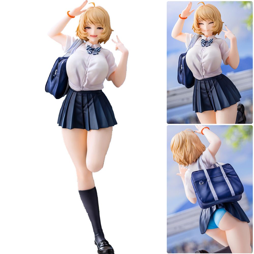 Anime Manga Japanese Girl Anime Figures Atsumi Chiyoko Jk Uniform Ver. Pvc Action Figure Collection Dolls Model Toy Home Decoration