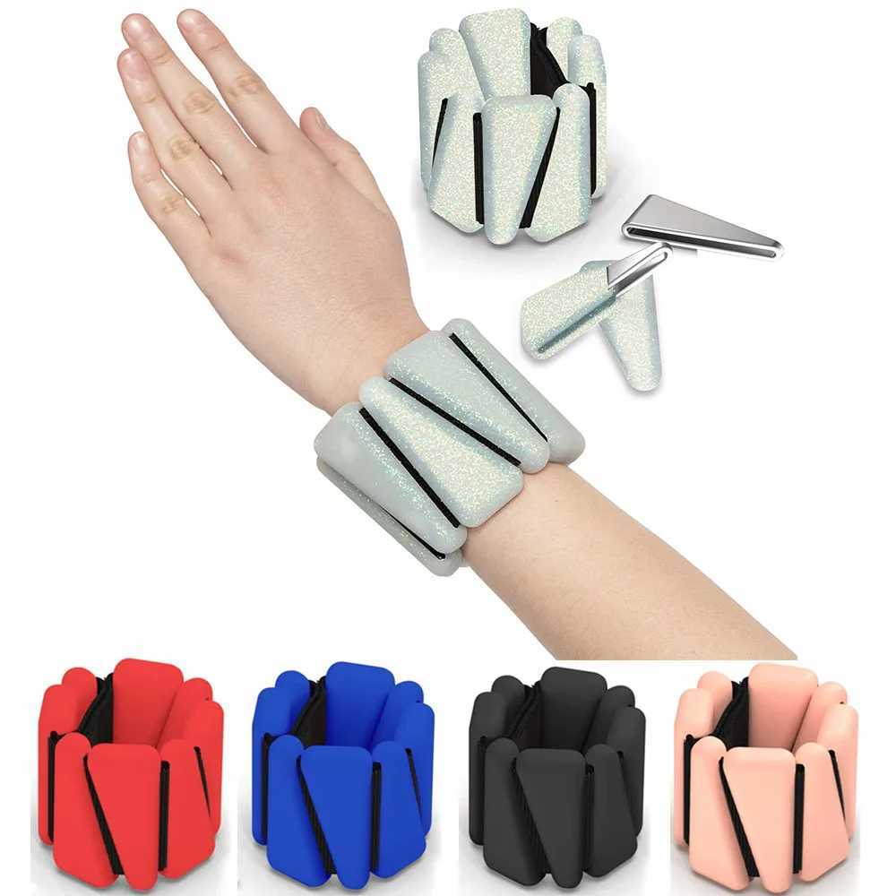 Wrist Support 1-2lbs Yoga Wrist Weight Exercise Muequeras Con Peso Adjustable Ankle Wrist Weights Bracelet Jogging Sports Weighted Wristband z240920