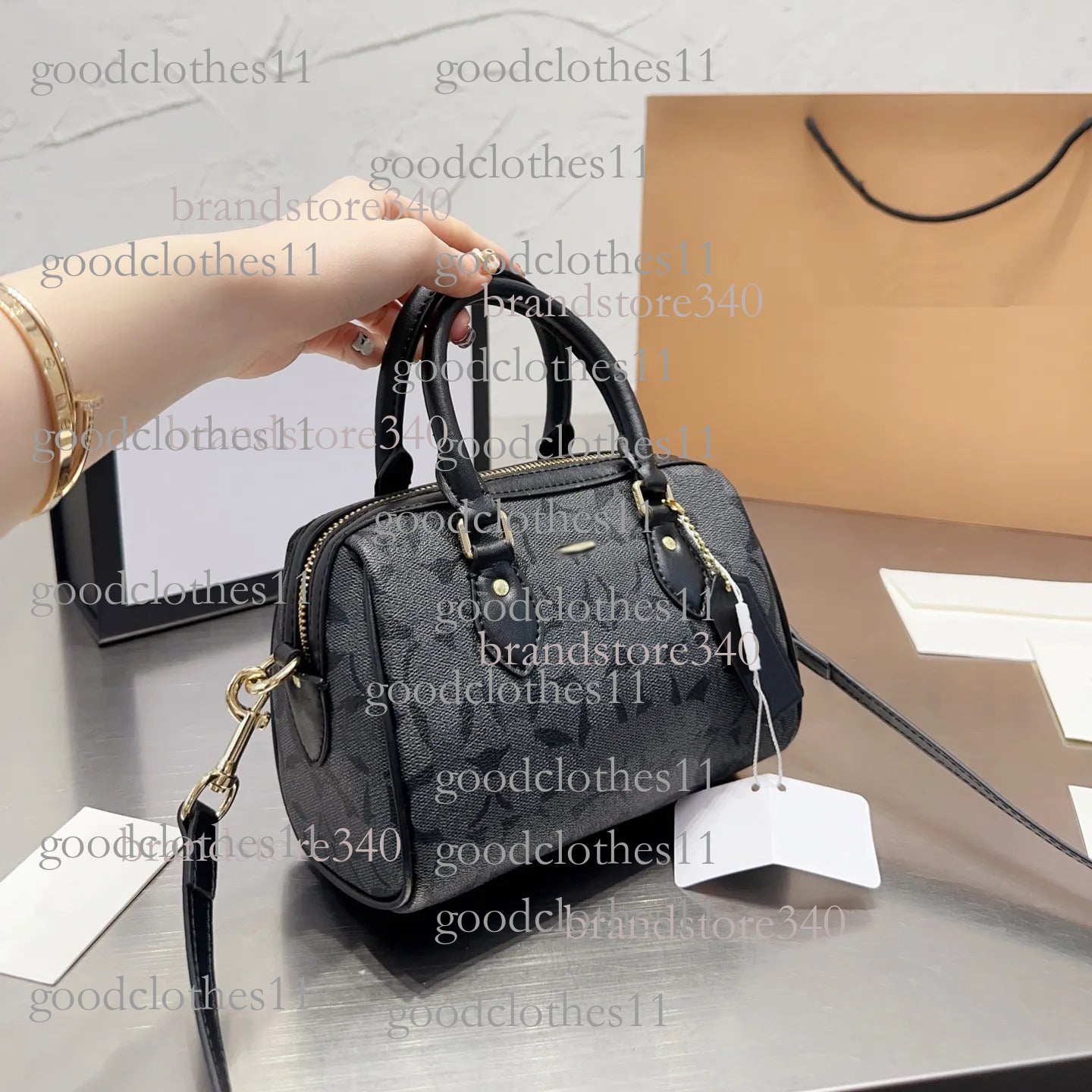 New Women&#039;s Mini Rowan Crossbody Handbag Large Drum Ch469 Shoulder Bag Womens mini Pillow Fashionable versatile classic purses