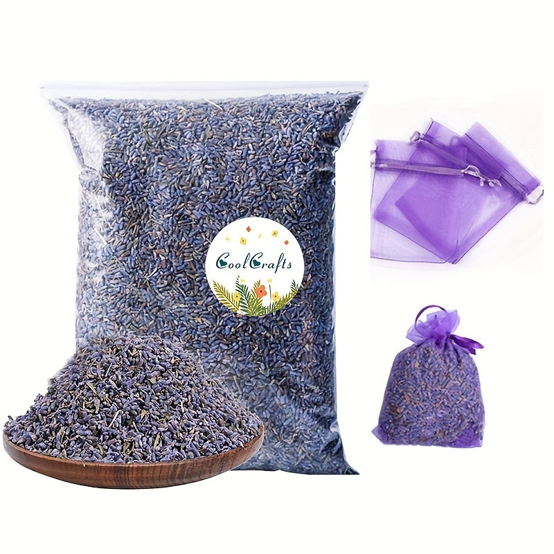 TEMU Dried Lavender Buds, Grade Fragrant Lavender Flowers For Tea, Candles, Soap Making, & Home, Holiday Crafts
