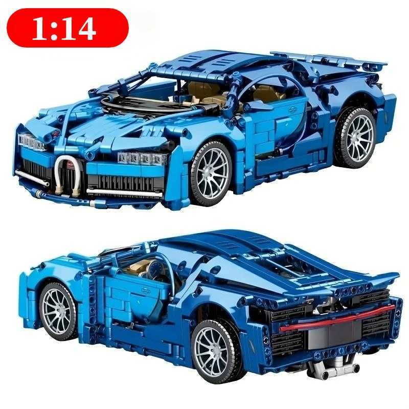 Bluce Sports Car MOC kit 1 14 scale sports car model building block toy W241005