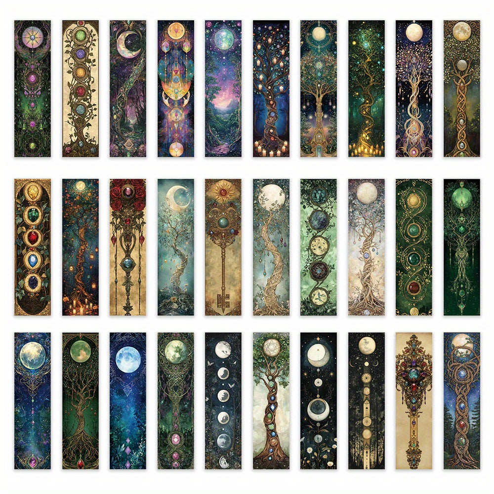 TEMU 32pcs Bookmarks, Pagan Page Markers, Fortune Teller Decorative Book Tags – Exquisite Aesthetic Bookmarks For Teachers, Readers & Book Lovers,