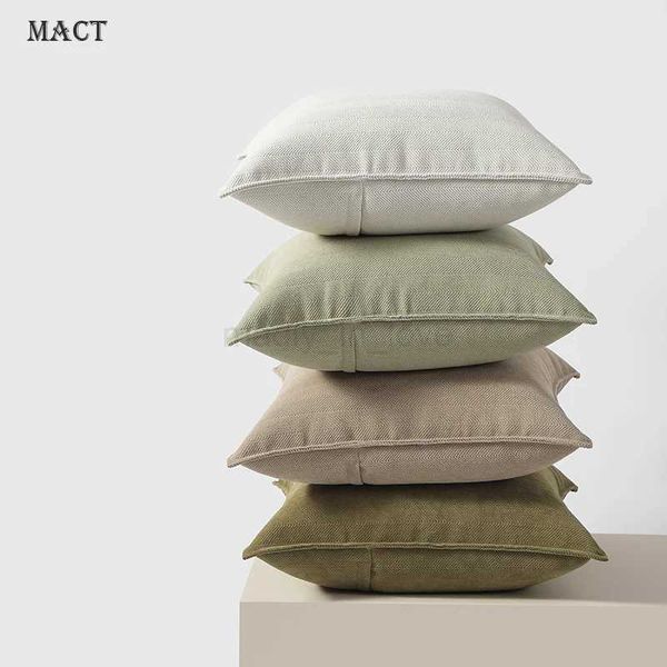 MACT Decorative pillow Covers Soft Chenille Couch Throw pillow Cushion Covers with Elegant Design for Sofa Bedroom Living RoomM240717