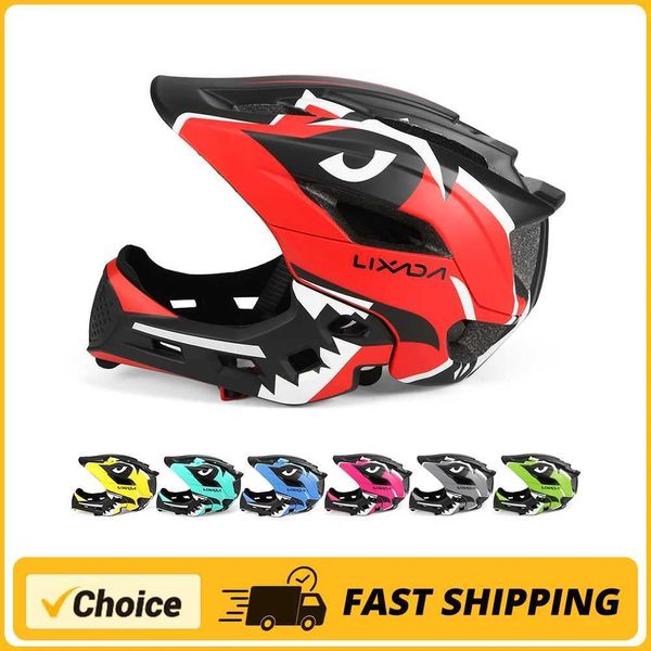 Kids Detachable Full Face Helmet Children Sports Safety Helmet for Cycling Skateboarding Roller Skating for Cycling SportsXJ241226