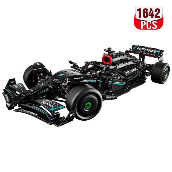 Technical F1 W14 E Performance Formula One Race Car Model Building Blocks Set - 1642 Pcs 2024 Scale Model Car Bricks Toys for Adults