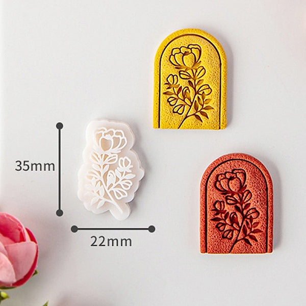 Mother's Day Plastic Clay Pressed Molds Set
