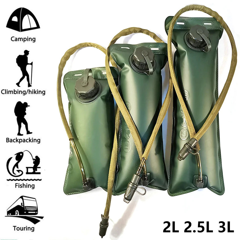 2L 25L 3L Water Bladder Reservoir Hydration Pack Storage Bag Free Folding Camping Running Vest Backpack 250624