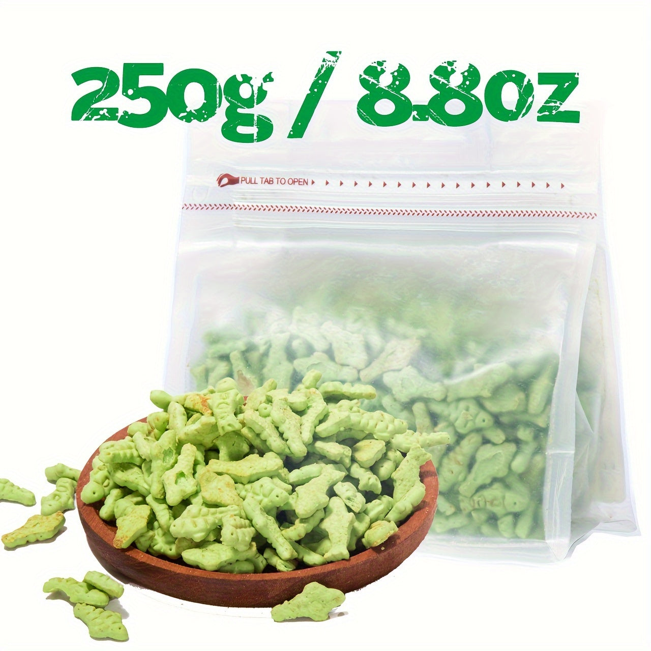 TEMU 250g-8.8oz Natural Pet Snacks For Cats - -shaped Cat Crackers, Healthy & Nutritious Cat Treats For Dental Health, Weight , And Mental