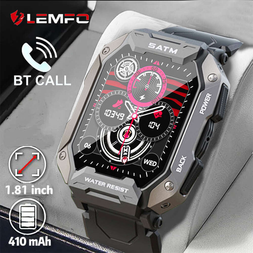 C20PLUS SmartWatch Men Women Outdoor Health Heart Rate Moniter Waterproof Bluetooth Call Sports IP68 Smart Watches