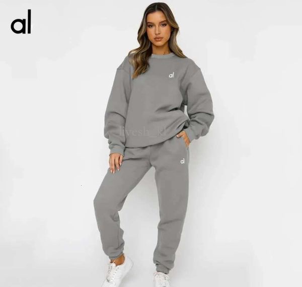 ALOSWEATS RUTERSUITS DOIS JOGOS DE 2 PARTE DE AUTONOMIR WILL MULHERES CASUAL CASUAL SOLID SPORTY JAPETA E PENTES TERMETEM Sportswear Trouser