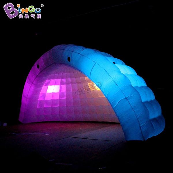 Personalized 5x3x2.5 Meters Giant Inflatable dome - lights half ball dome LED blow up tent toys sports
