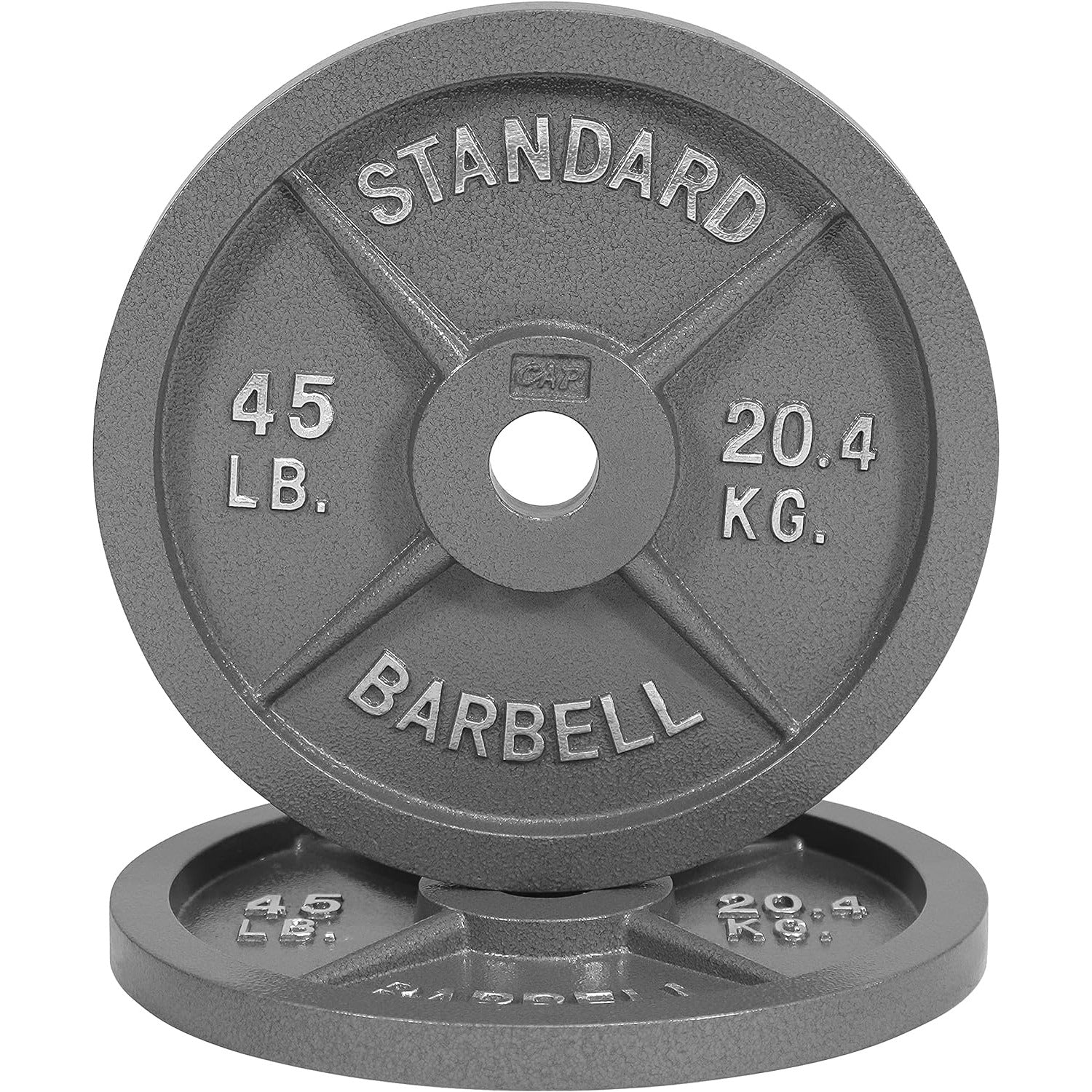 TEMU Traditional-classic 2-inch Solid Cast Iron Weight Plates - Great For Strength Training, Weightlifting, Bodybuilding & Powerlifting, Multiple