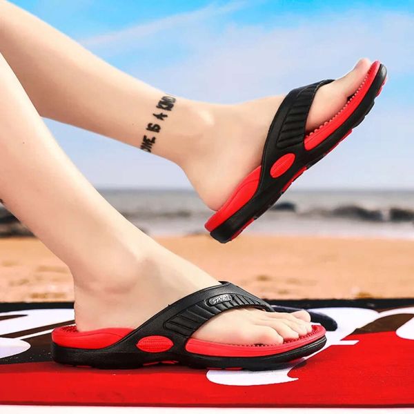 Men Outdoor Slippers Summer Flip Flops Men&#039;s Breathable Beach Aqua Water Shoes Sandals Size 40-46 Leisure slippers dhshoesc