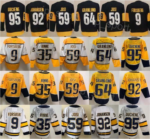 Stadium Series Hockey Reverse Retro 92 Ryan Johansen Jerseys 95 Matt Duchene 64 Mikael Granlund 59 Roman Josi 35 Pekka Rinne 9 Filip Forsber