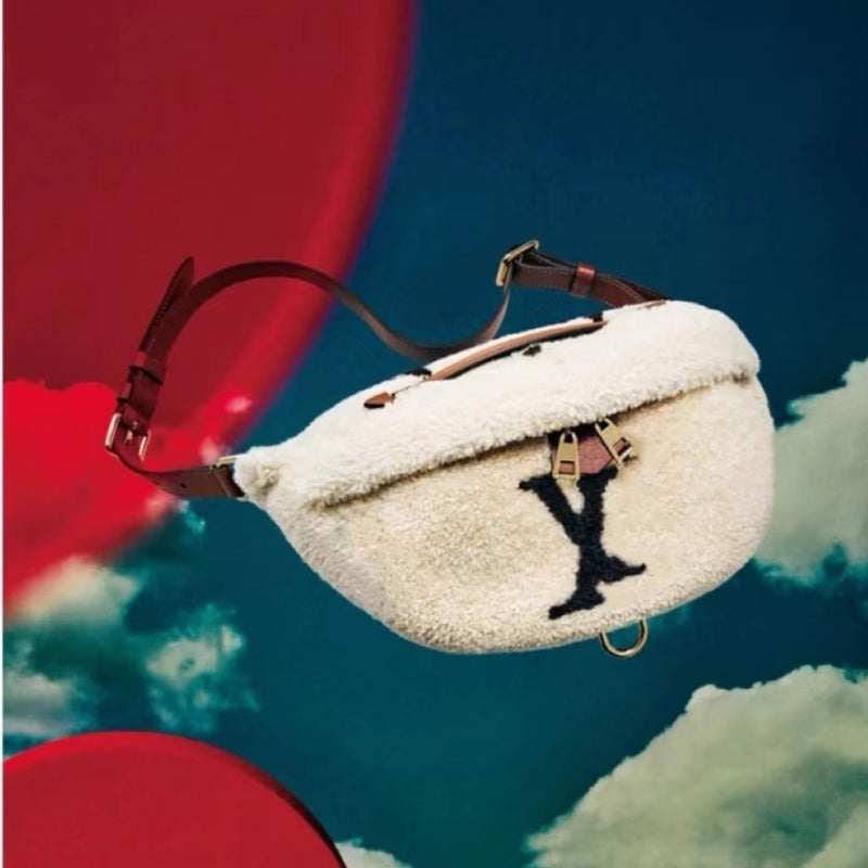Designer chest Bag Luxury Women men sell well fanny pack sports fanny pack Fluffy winter Shoulder bag Designer handbag Fur warm shearling bag Lady F