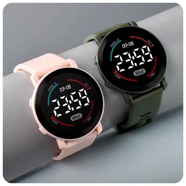 Childrens Watches Fashion Digital Watches for Kids Waterproof Sport LED Electronic Wristwatch Simple Boys Girls Student Clock M240907