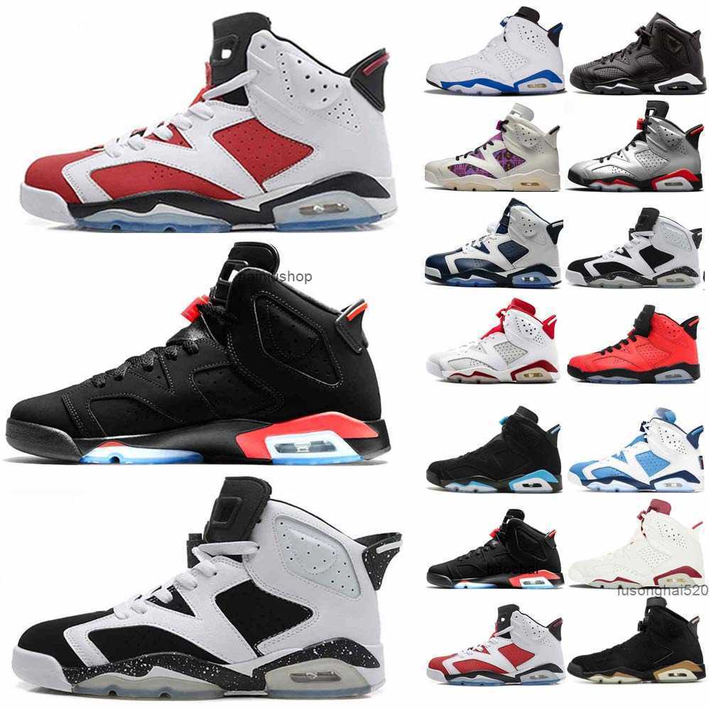 Casual Top Quality Basketball Shoes 6 6s VI Bordeaux Gold Hoops Catus Jack Black Infrared Mens Womens UNC Singles Day Trainers Sneakers EUR