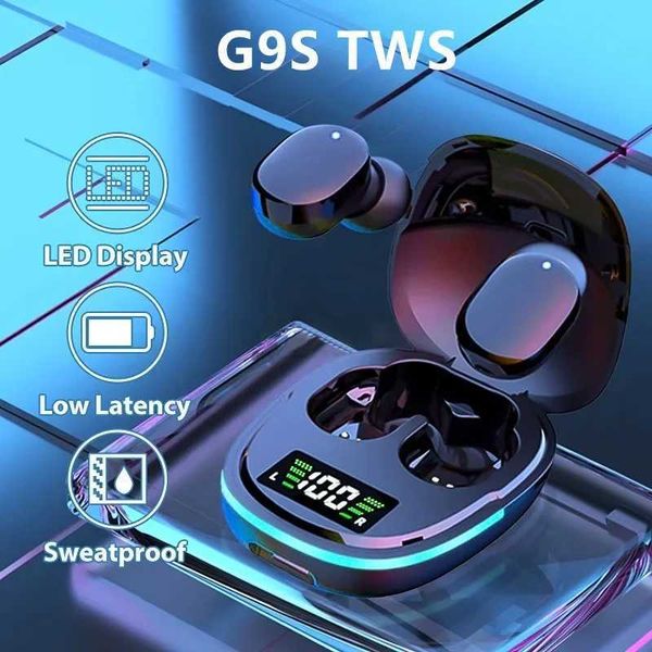 Cell Phone Earphones New Air Pro TWS G9S Fone Bluetooth earphones with microphone LED display wireless Bluetooth earphones noise cancelling