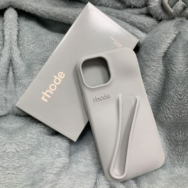 rhode phone case Lipstick Portable Case Design Lip Gloss Lipstick Lip Balm 3D Make-Up Silicone Phone Case for iPhone 15 14 13 12 Pro Max Hol