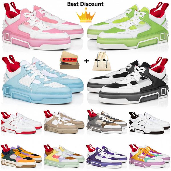 2024 Top Quality With Box Luxurys Designer Mens Women Dress Shoes Black Volt Pink White Platform Loafers Walking Flat Trainers Sneakers