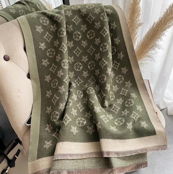 Scarf Cashmere Scarf Designer scarves winter Men Women quality soft thick Shawl Scarfs scarve 6 Colors