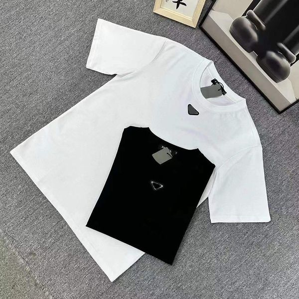 Small Triangle Summer fashion Designer Men T Shirts Woman And Man Tops Luxury Letter Printed Mens Women Clothing Short Sleeved shirt womens