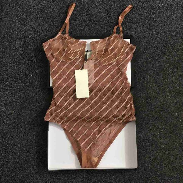 brand Underwear suit designer women Lingerie Letter mesh lace up underwear Triangular underwear With box Dec 09 94B8