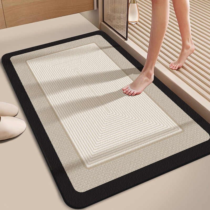 Mats for Entry and Dirt-resistant Door Mats Simple Bathroom Floor Mats Absorbent Non-slip Quick-drying Foot