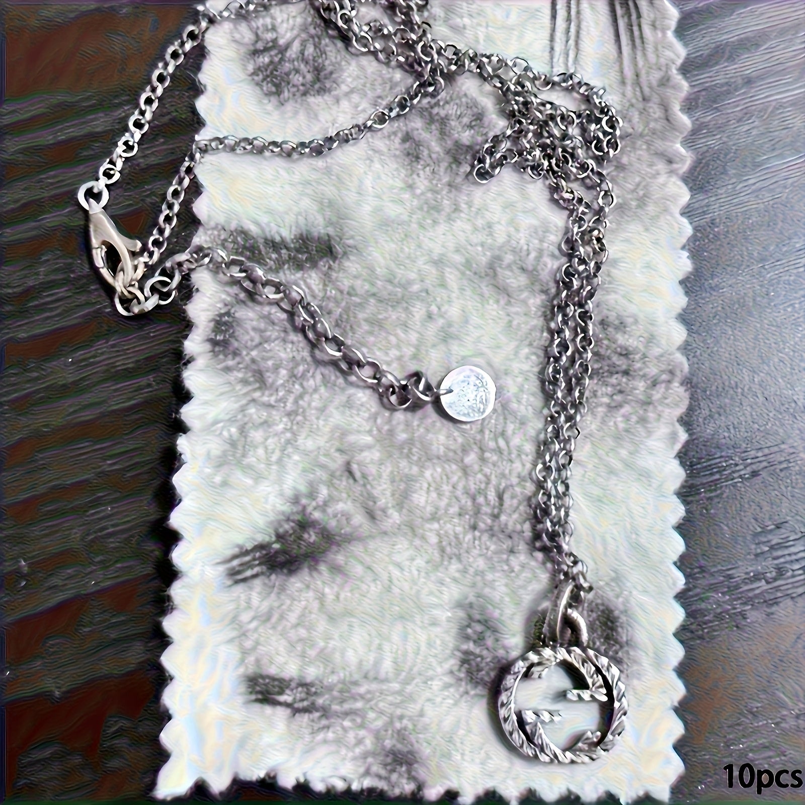 TEMU 365 Days, 10pcs Polishing Cloth For Golden And Silvery Jewelry Care - Suitable For Cleaning Rings, Necklaces, Bracelets, Silverware, Beaded