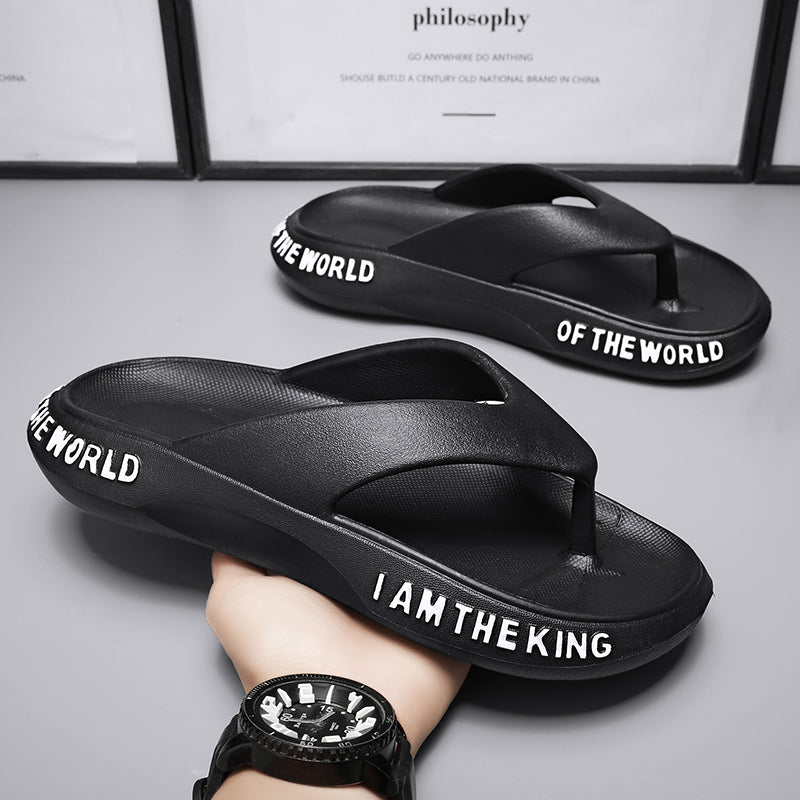 2023 New Men Flip Flops Men Slides Slippers Indoor Outdoor Sandals Man Slippers Soft Bottom Home Shoes Beach Slippers Flip Flops