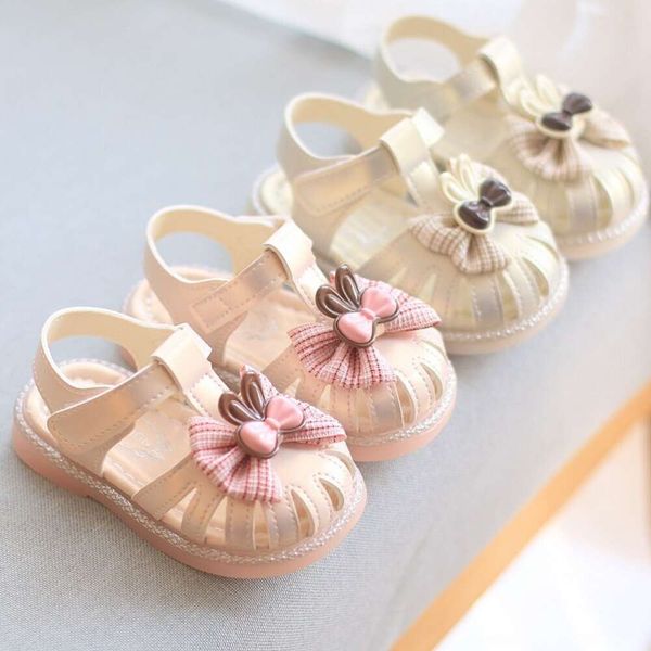 Adorable 2024 Baby Girl Sandals: Soft Leather Toddler Shoes for First Walkers