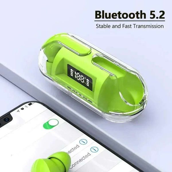 NEW TM20 Wireless Bluetooth Earphone with LED Display Touch Noise Canceg Earbuds Sports Music Game Headset Waterproof