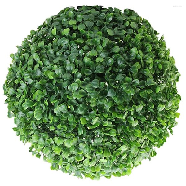 Decorative wers Artificial Grass Ball Indoor Tary Balls Plastic Plants Outdoors Wedding Decorations Green Pendant DIY Ornament