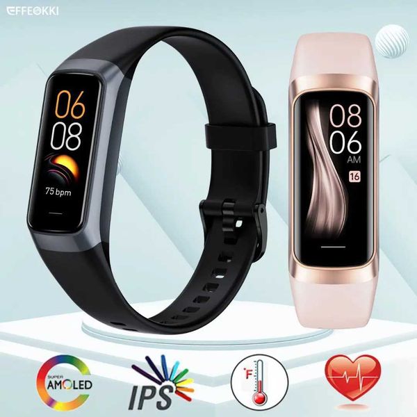 Hot Sale New Amoled Smart Band Pro Mens Venpedet Sports Fitness Tracker Rate Blood Hua Waterproof Smart Bracelet T241114