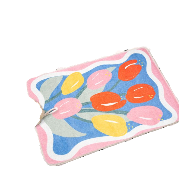 A777 Anti-Slip Bathroom Floor Mat with Absorbent Design for Toilet Entrance & Bedroom Bedside Use