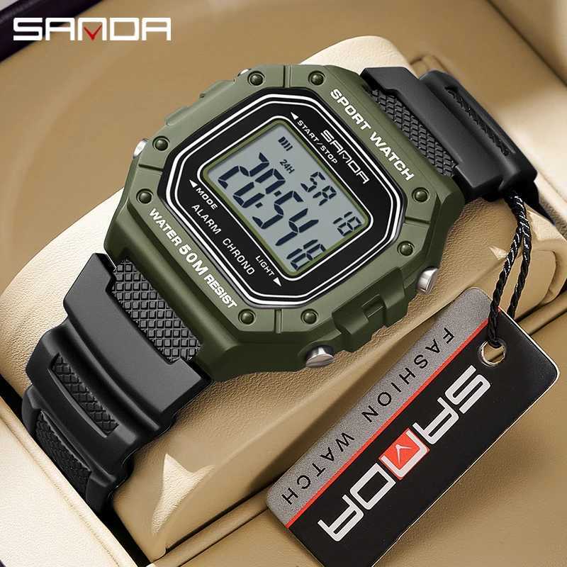 SANDA Top Brand G Style Sports Men Watches Fashion Shockproof Waterproof LED Digital Watch Man Military Clock Relogio Masculino M250526