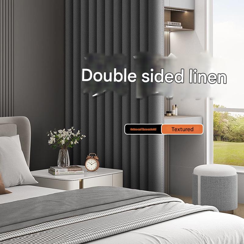 YL-37186 High-Quality Custom Made YL-37186 Full-Length Blackout Drapes Suitable for All Kitchens Curtain