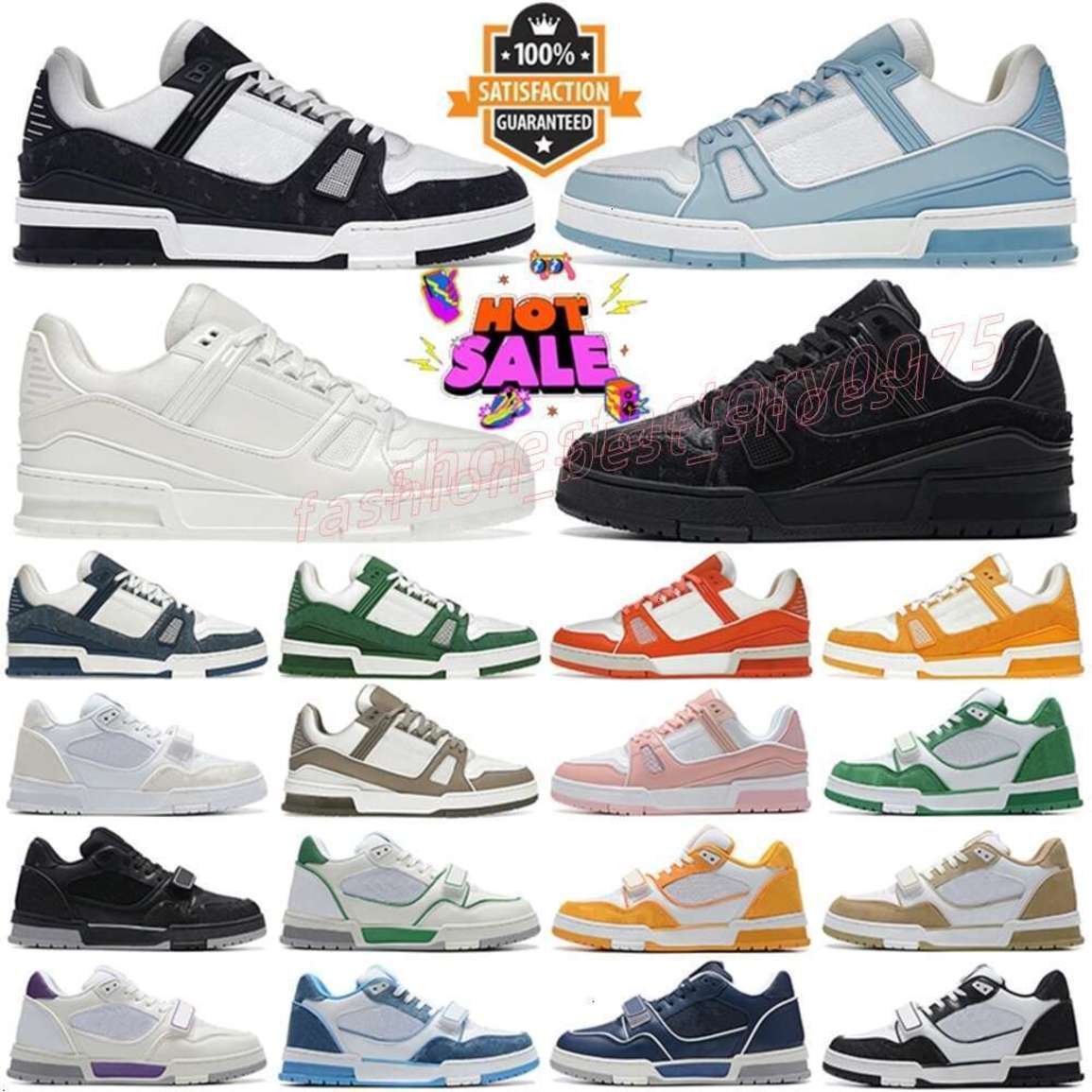 men women shoes designer luxury trainer sneakers Low black white baby blue navy orange green tour yellow Pink Brown mens trendy tennis outdoor joggi
