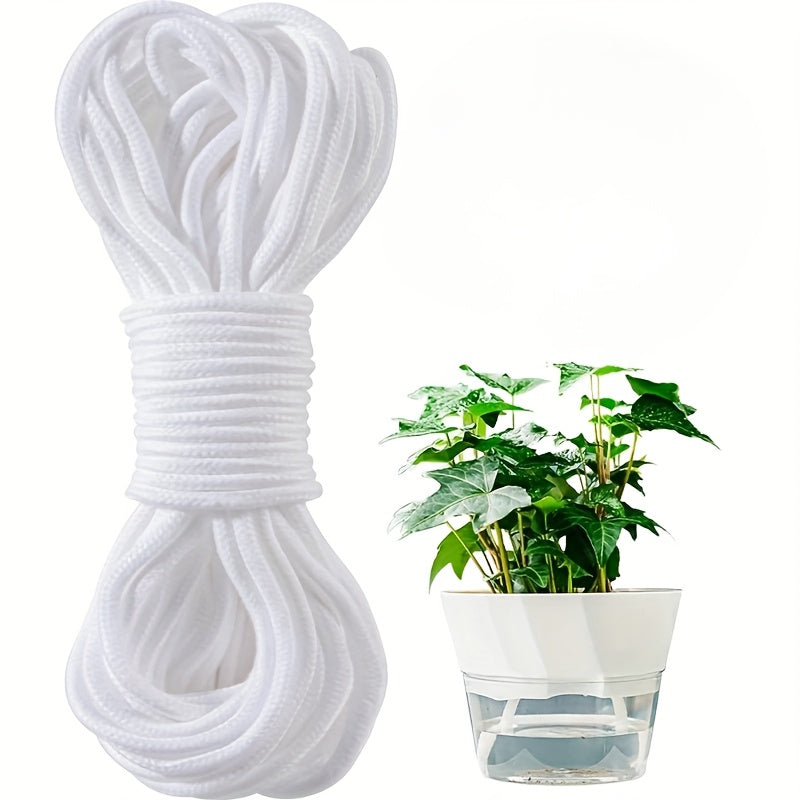 TEMU 30 Feet Self-watering Rope For Plants - Self-watering System For Gardening, Ideal For Orchids And Tomato Plants, Penetration Rope For Growing