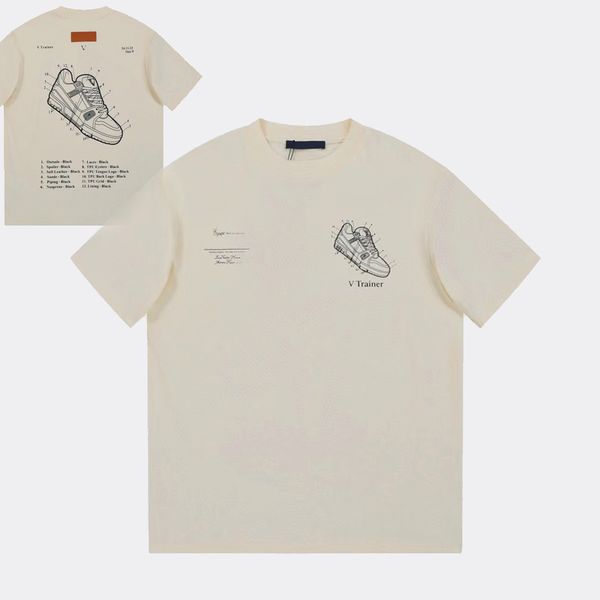 Luxury white t shirts for men Summer Mens Designer T Shirt Women Fashion Pattern Print short Sleeve Men Women Clothing Streetwear Casual Loo