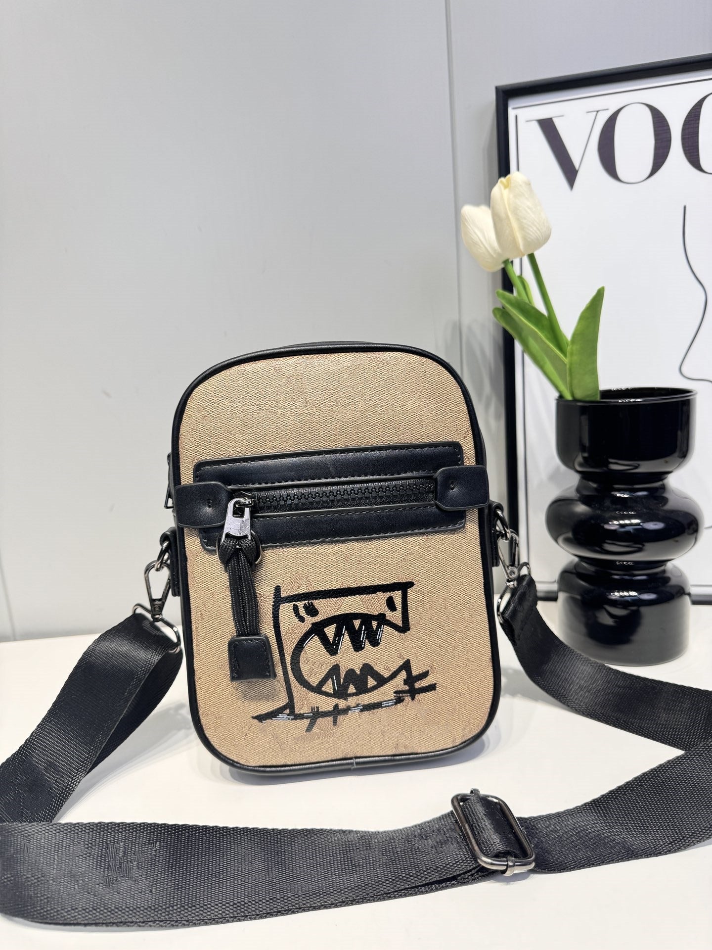 Men&#039;s camera bag designer shoulder cross body bag phone bag DEMPSEYS JAMIE women&#039;s COA PU square wallet handbag HOBO messenger backpack