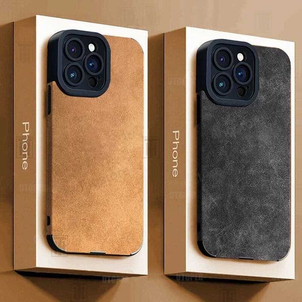 Advanced Business Suede anti slip phone case suitable for iPhone 16 15 14 13 12 11 Pro Max 16 Plus with fully protected shock-absorbing cove