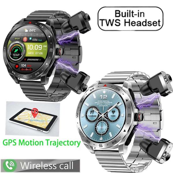 2024 TWS 2-in-1 Earphones Men Smart Watch Call GPS Motion Trajectory HIFI 9D Sound Quality Wen Smartwatch Z241218